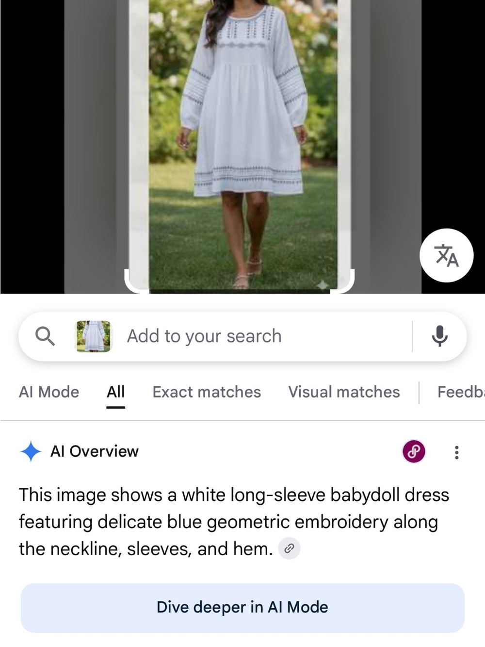 Grace + Karma Women’s Embroidered White Boho Dress -
Size XL - Picture 2 of 7